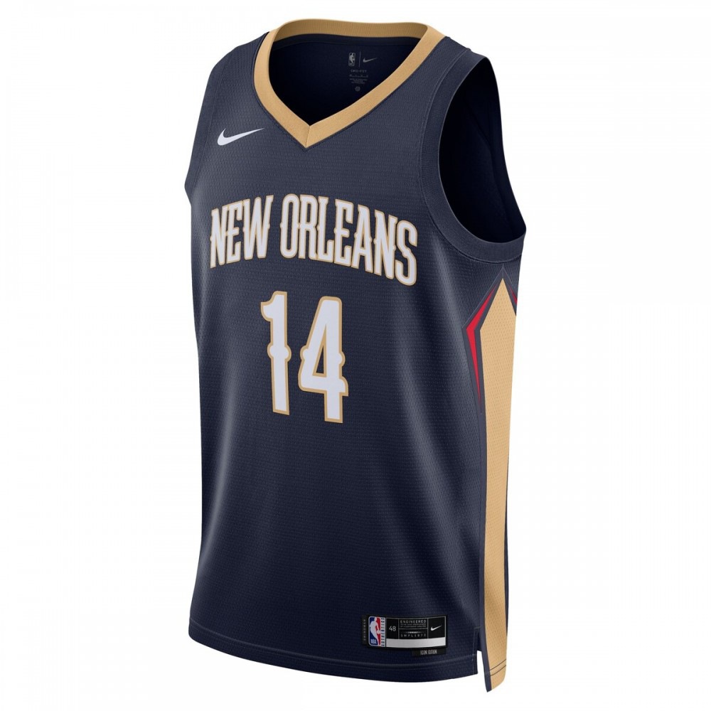 Brandon Ingram New Orleans Pelicans Unisex 2022/23 Swingman Jersey - Icon Edition - Navy-Pro Kit Vault | Brand New 26/27 Sports Jerseys